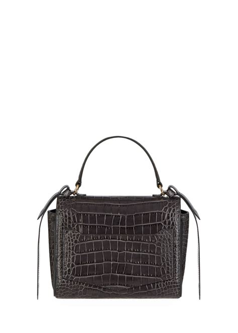 givenchy eden mini crocodile-embossed crossbody bag